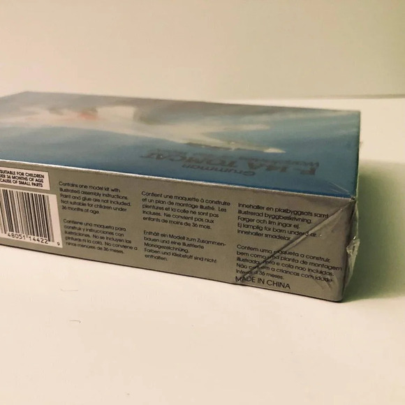 Vtg  1997 USA Grumman F 14 A Tomcat 1/144 Airplane Model Kit Minicraft - Picture 7 of 11